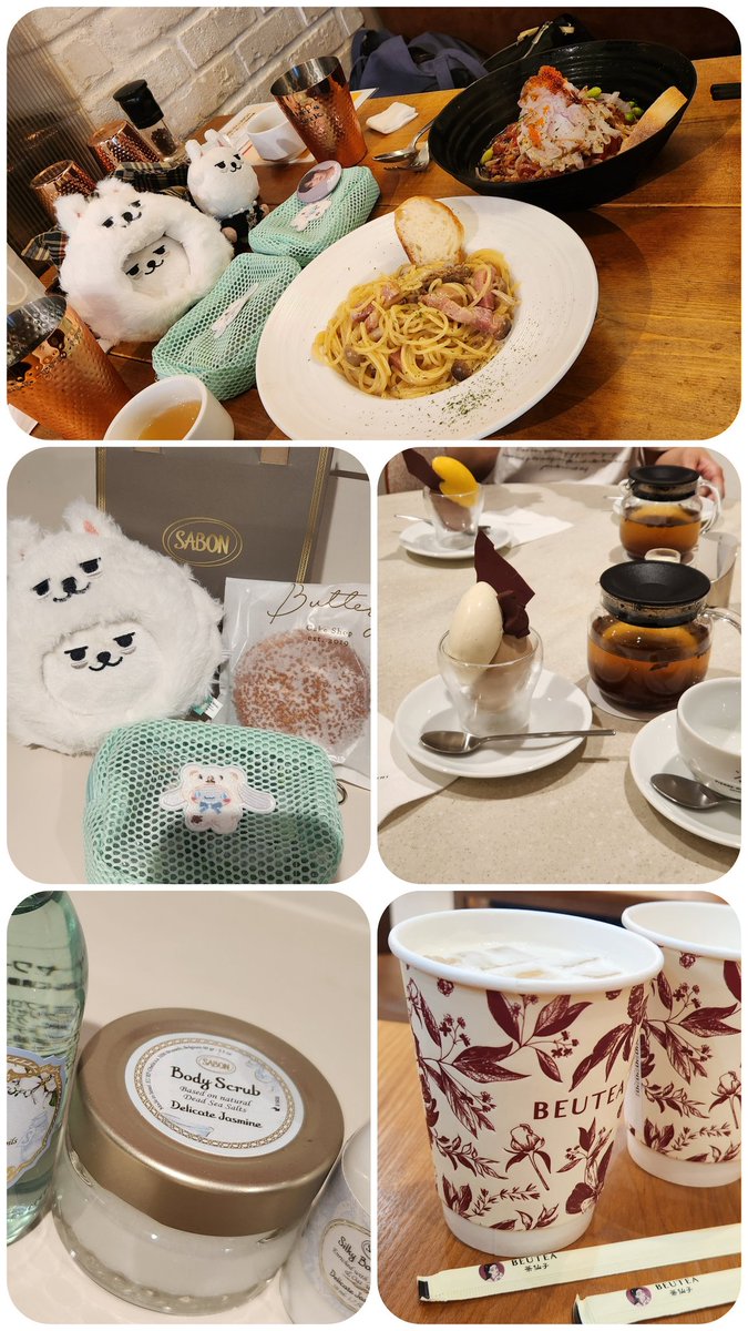 bee231921's tweet photo. ☂️の中
美味しい🍝、🍦、☕、🥤🩷
人生5回目の心持ちで挑んでくるよ💪
話しきいてくれてありがと😊
いつも誕プレありがと✨🎁✨
また、近々ね😆 https://t.co/ooEKlwRiLI