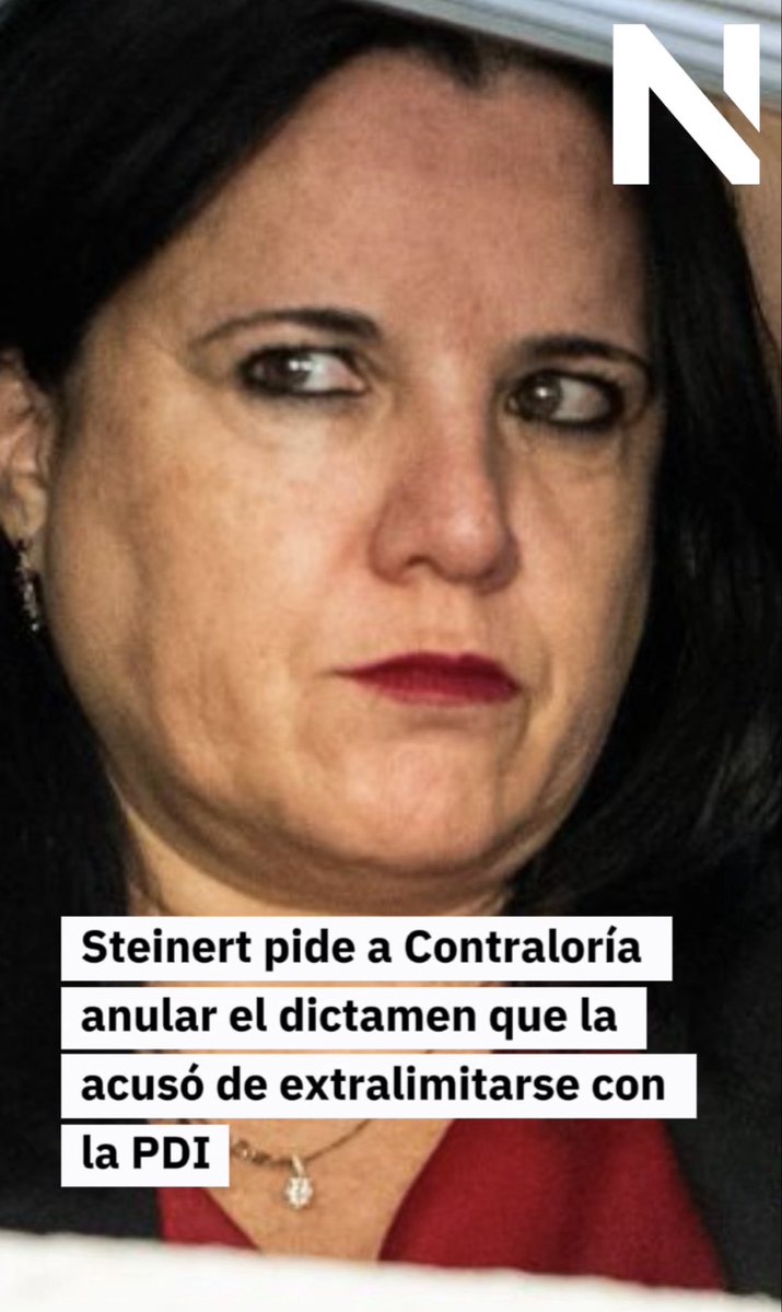 N_PrensaCL's tweet photo. 1/ Steinert pidió información reservada sobre la investigación que ella misma lideró como fiscal. Contraloría dice que eso fue un exceso. Abrimos 🧵 https://t.co/93B5AcX2R2