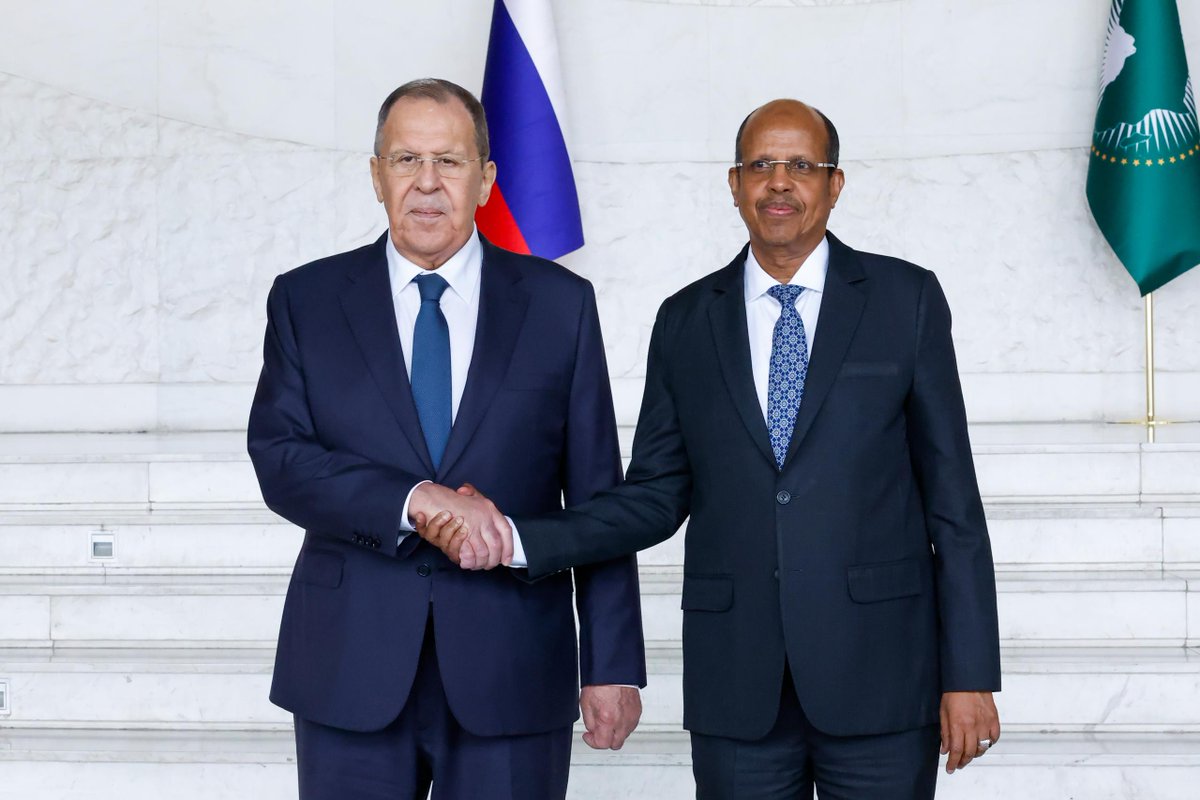 _AfricanUnion's tweet photo. Joint Statement of the African Union–Russian Federation High-Level Consultations.

1. On 7 July 2026, the Chairperson of the African Union Commission, H.E. Mahmoud Ali Youssouf and the Minister of Foreign Affairs of the Russian Federation, H.E. Mr. Sergey Viktorovich Lavrov, conducted high-level consultations at the Headquarters of the African Union Commission (AUC) in Addis Ababa, aimed at reviewing the state of cooperation between the African Union and the Russian Federation and exploring avenues for further strengthening their partnership. The consultations provided an opportunity for an open and constructive exchange of views on international and regional developments, including the evolving global geopolitical landscape, the state of multilateral cooperation, global governance reform, and peace and security challenges affecting Africa and the world.
Africa-Russia Partnership

2. The Chairperson of the African Union Commission and the Minister of Foreign Affairs of the Russian Federation reaffirmed the longstanding historical ties between Africa and the Russian Federation, founded on solidarity, mutual respect, sovereign equality, non-interference in internal affairs, and shared aspirations for peace, development and prosperity.

3. The two sides reviewed progress made in the implementation of the Memorandum of Understanding between the Government of the Russian Federation and the African Union on Basic Principles of Relations and Cooperation, signed by both sides in 2019, as well as the Russia-Africa Partnership Forum Action Plan 2023-2026 and Russia-AU Commission Action Plan 2023-2026, with a view to adopt a new action plan for the next three year period of 2027-2029, identify and address existing gaps and further deepen cooperation in areas of mutual interest, including in the lead up to the upcoming 3rd Africa-Russia Summit, scheduled on 28-29 October 2026, in Moscow.

Political Affairs, Peace and Security

4. The Chairperson of the African Union Commission and the Minister of Foreign Affairs of the Russian Federation exchanged views on global geopolitical and regional issues, and while stressing the primacy of dialogue, diplomacy and political solutions in addressing international disputes and crises, they reaffirmed their commitment to promoting peace, security, and stability across Africa and globally.

5. The two sides discussed peace and security developments across the African continent, including the situations in the Sahel region, the Great Lakes region, the Horn of Africa, Sudan and South Sudan and Libya. The Minister of Foreign Affairs of the Russian Federation reiterated his country’s support for African-led and African-owned approaches to conflict prevention, mediation, peacebuilding, and post-conflict reconstruction and development, in line with the principle of “African Solutions to African Problems”. Both sides highlighted the need for enhanced and sustained international support for African peace initiatives and institutions.

6. The two sides emphasized that predictable, adequate, and sustainable financing for African Union-led peace support operations authorized by the United Nations Security Council is essential to enhancing Africa’s capacity to respond to peace and security challenges. In this regard, they underscored the need for the timely and effective operationalization of the United Nations Security Council Resolution 2719. They called for continued cooperation among relevant stakeholders to ensure its full implementation in a manner that strengthens African-led solutions to African peace and security challenges.

7. The African Union Commission and the Russian Federation agreed on the importance of close coordination between the three elected African members (A3) of the UN Security Council and delegation of the Russian Federation in New York on matters of peace and security.

8. The two sides call for strict adherence to international law and the UN Charter in its entirety as the bedrock of international relations to maintain peace, resolve disputes peacefully and uphold sovereign equality.

9. The two sides highlighted the significance of the African Union theme of the 2026-2035 decade: “Justice for Africans and People of African Descent through Reparations”.

Multilateralism and reform of international governance and financial architectures

10. The African Union Commission and the Russian Federation reiterated their commitment to advancing effective multilateralism and restoring trust in the multilateral system, with the United Nations at its centre, to address emerging global challenges. Both sides stressed the need to approach the reform of the UN Security Council through redressing the historical injustice against Africa and treating the continent as a special case. In this regard, the Russian Federation expressed support for the African Common Position as reflected in the Ezulwini Consensus and Sirte Declaration regarding the urgent need for a comprehensive reform of the Council to ensure equitable representation of Africa in global decision-making processes.

11. The two sides underscored the urgent need for a more inclusive, equitable, transparent, deploticized and development-oriented international financial architecture that adequately reflects the priorities and realities of developing countries, particularly African States. They expressed concern over the disproportionate debt burden, high cost of capital, limited access to concessional financing, and vulnerability to external economic shocks faced by many African countries. In this regard, they called for strengthened international efforts to enhance debt sustainability, expand access to affordable long-term financing, increase the representation and voice of African countries in international financial institutions, and reform global financial mechanisms to better support sustainable development and economic resilience across Africa. They further emphasized the importance of mobilizing additional development finance, facilitating technology transfer and capacity building, and promoting fairer international trade and investment frameworks to mitigate structural constraints on Africa's growth and development. They also support the reform of multilateral development banks (MDBs), with the aim of expanding lending to developing countries, especially to African States, and assisting them in achieving the Sustainable Development Goals, diversifying the geographic and sectoral structure of MDB Project operations, and attracting financing from various sources, including in national currencies.

Food Security

12. The Chairperson of the African Union Commission and the Minister of Foreign Affairs of the Russian Federation expressed concern over the global food security situation, particularly its effects on African countries. They underscored the importance of ensuring the uninterrupted supply of food, fertilizers, and agricultural inputs to African markets and reaffirmed their commitment to strengthening cooperation in agriculture, enhancing food production and resilience, and supporting efforts aimed at achieving sustainable food security across the continent.

Health cooperation and response to the Ebola outbreak

13. The Chairperson of the African Union Commission and the Minister of Foreign Affairs of the Russian Federation expressed deep concern over the Ebola Virus Disease (EVD) outbreaks declared in the Democratic Republic of the Congo and the Republic of Uganda, and the growing risk of regional spread within and beyond Africa. The two sides agreed to explore avenues to enhance cooperation towards supporting Africa CDC in coordinating rapid response to contain the outbreak as well as enhancing preparedness and surveillance measures, laboratory systems, scientific research and public health capacity-building.

Energy and Infrastructure

14. On infrastructure and energy, the two sides expressed interest in exploring opportunities for collaboration in support of the Programme for Infrastructure Development in Africa (PIDA), energy access, industrial development, transport connectivity and technological advancement.

Economic Development, Trade and Investment

15. The Minister of Foreign Affairs of the Russian Federation reaffirmed support for Africa’s development priorities as articulated in Agenda 2063: The Africa We Want. In this regard, both sides underscored the importance of aligning future cooperation initiatives with the implementation of Agenda 2063, the African Continental Free Trade Area (AfCFTA), and the continent’s industrialisation and economic transformation agenda.

16. Both sides recognised the importance of expanding economic cooperation and increasing mutually beneficial trade and investment flows. In this regard, they encouraged closer engagement between African and Russian public and private sector institutions and welcomed ongoing efforts to strengthen Africa–Russia business cooperation mechanisms.

Institutionalization of dialogue between the AU Commission and Russia

17. The African Union Commission and the Russian Federation welcomed ongoing preparations for the forthcoming third Russia–Africa Summit on 28-29 October 2026, in Moscow, and expressed confidence that the Summit would provide renewed impetus to Africa–Russia relations and contribute to advancing common priorities.

18. Guided by the provisions of the Memorandum of Understanding between the Government of the Russian Federation and the African Union on the Basic Principles of Relations and Cooperation, signed on October 24, 2019, the two sides agreed to strengthen institutional dialogue, also by launching sectoral dialogues and expert consultations involving relevant entities from Russia and the African Union, aiming to foster systematic advancement of Russia Africa cooperation in priority areas. In this regard, both sides tasked their respective officials to continue consultations on follow-up actions arising from the present meeting.

19. The Chairperson of the African Union Commission expressed appreciation to the Minister of Foreign Affairs of the Russian Federation and his delegation for the constructive engagement and reaffirmed the African Union’s readiness to further deepen cooperation with the Russian Federation in pursuit of peace, sustainable development and shared prosperity.

20. The Minister of Foreign Affairs of the Russian Federation expressed gratitude to the Chairperson and the African Union Commission for the warm reception and reaffirmed the Russian Federation’s commitment to strengthening its partnership with Africa and supporting the continent’s peace, security and development aspirations.

21. The Chairperson of the African Union Commission and the Minister of Foreign Affairs of the Russian Federation agreed to  conduct regular high-level political consultations (at least once a year) in order to establish a long-term, predictable framework for cooperation between Russia and the African Union. In this regard, both sides agreed to holding the next high-level consultations in 2027, at a mutually agreed date and venue.

Issued on 7 July 2026 in Addis Ababa, Ethiopia.

Read @ https://t.co/JPytkfSAF1

@ymahmoudali #Russia