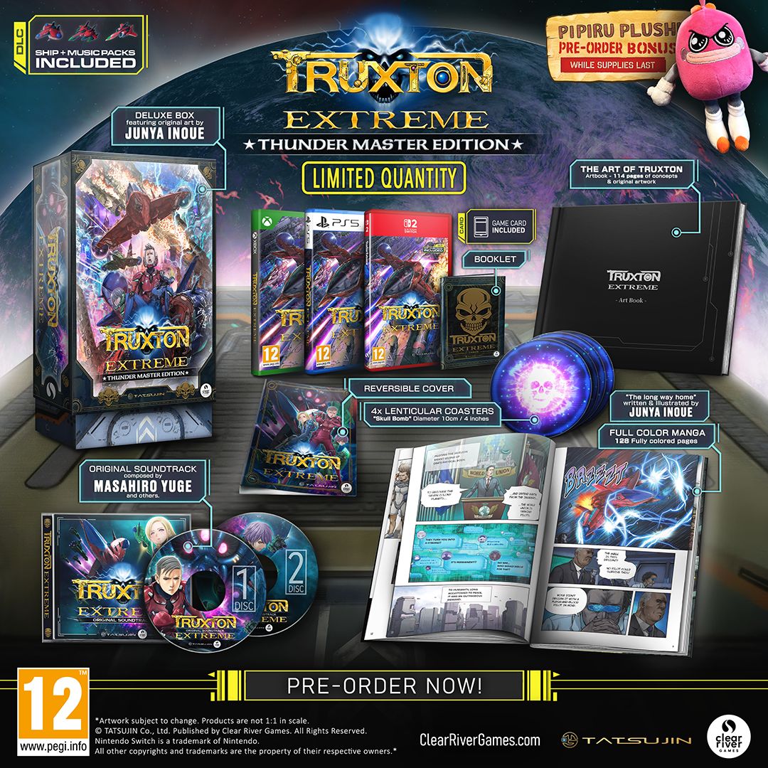 clearrivergames's tweet photo. Truxton Extreme

It’s time to save the world! Humanity stands on the brink of destruction. Only you can stand against the ravening alien hordes! 

#Truxton

From @TATSUJIN_Games https://t.co/4O19cBSBk1