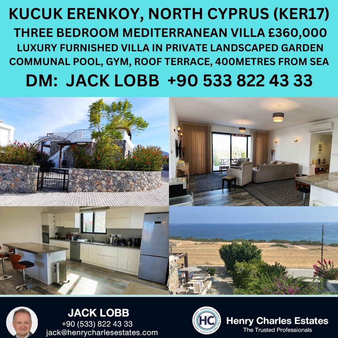 jacklobb's tweet photo. KUCUK ERENKOY, NORTH CYPRUS (KER17)
THREE BEDROOM FURNISHED SEASIDE VILLA £360,000
https://t.co/KTxjYV7a1Q
DM: JACK LOBB +90 533 822 43 33

Beautifully presented 3 bedroom fully furnished Mediterranean bungalow with amazing sea and mountain views from roof top terrace. https://t.co/Ff00AXD4dT
