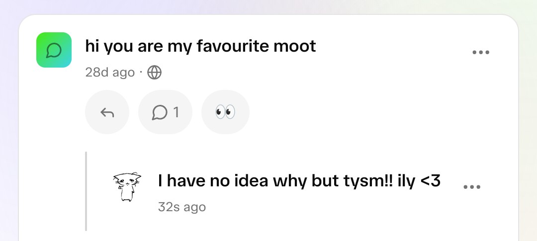 entropyoccult's tweet photo. sorry I've neglected to check my inbox but thanks to whoever this was! I appreciate you a whole bunch 🫶
send love/hate/ambivalence here -> https://t.co/4XZFFQYm2o https://t.co/wrrJpNVQQJ