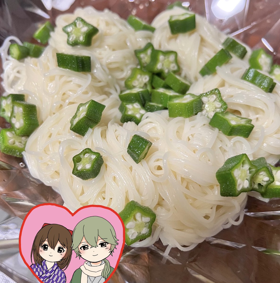 rinyan5656's tweet photo. 本日は七夕限定そうめんでした！ https://t.co/FoaeJMjdBM