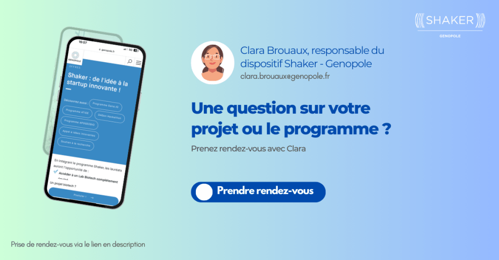 Genopole's tweet photo. #BiotechNews 🧬 Les candidatures au programme Shaker ferment le 15 juillet !
Besoin d'un cadre pour booster votre idée ? Infrastructures, expertise et environnement idéal vous attendent. Que vous soyez en phase d'exploration ou déjà lancés, candidatez : https://t.co/aBTgJq1WhJ ✔️ https://t.co/elGj7RvwK0