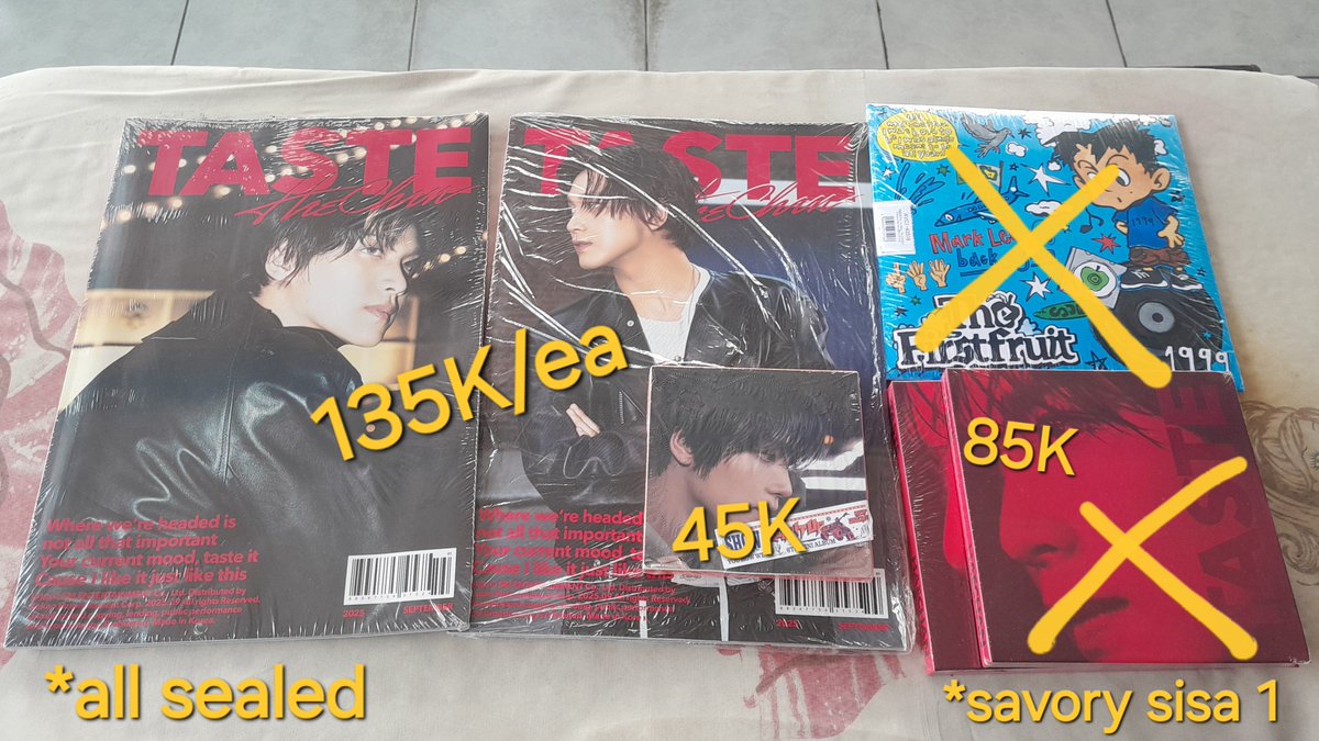 Azumich23's tweet photo. WTS (want to sale) 

☘️ Album Sealed
☘️ Album Only (-pc)
☘️ Piyama Impor 

DM for detail

 📍Dom Semarang, Jateng
💰 Prefer split pay / keep with DP
📦 exc admpack

#wts #album #nct #haechan #haechantaste #piyama https://t.co/85NZfzu0aR