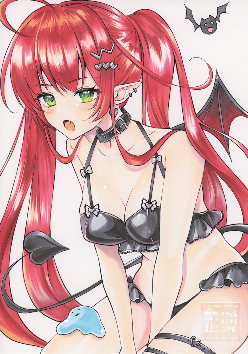 yamiichiA's tweet photo. オリジナル悪魔ちゃんかんせー！ https://t.co/qbL3ewQfkS