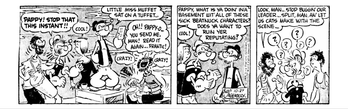 PopeyebyBud's tweet photo. Popeye by Bud Sagendorf: October 27th, 1959. https://t.co/Ihhboomnxp