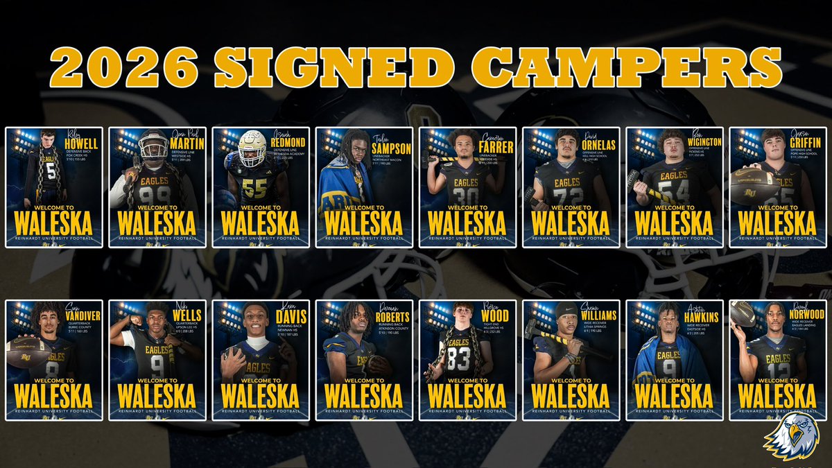 CoachHennes's tweet photo. Camp is where we find our players.
Come get in front of our staff and COMPETE‼️

#PTP 🦅🏈 “There is No Tomorrow!”
-Apollo Creed

Click the link below and get registered today ⬇️⬇️⬇️⬇️
https://t.co/VfqA19GpKo https://t.co/ImMjw9XTNp