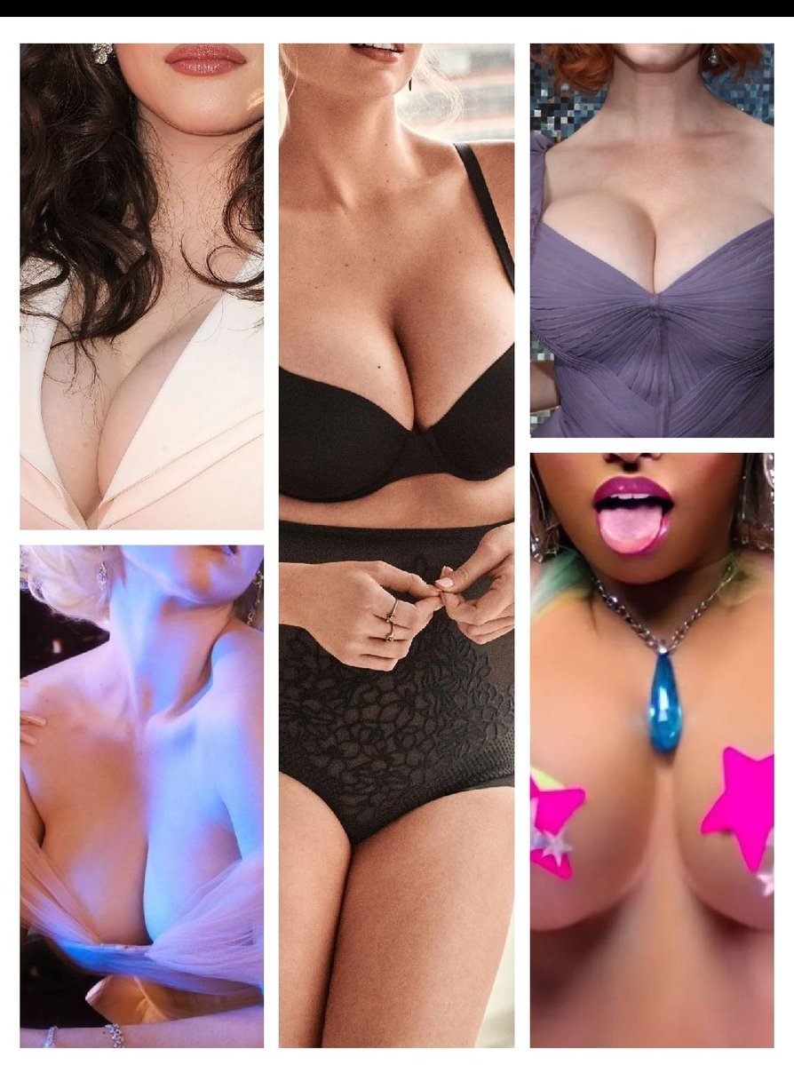 nuzzloxx's tweet photo. guess the celeb cleavage!🤭🙈

i don't think this should be too hard, dm me if you think you can name them all! love my big tit gooners🩷

#bigtits #nsfwtwt #wankchat #goon https://t.co/YgIzyPnq6Z