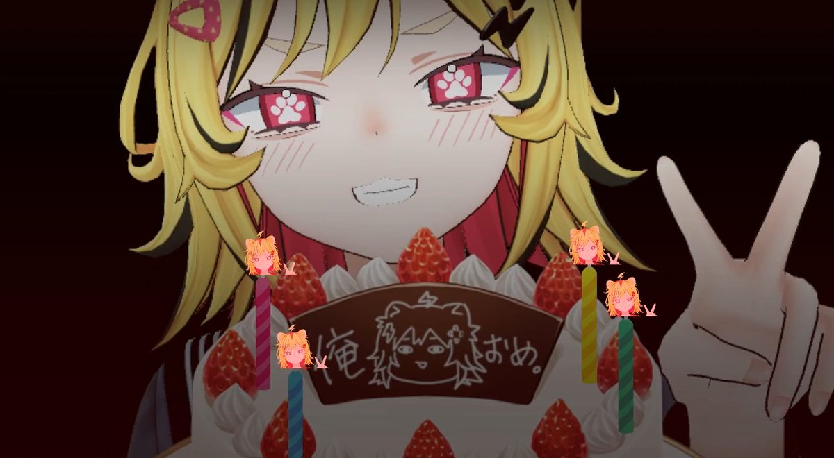 urutoragaru's tweet photo. 誕生日配信遊びに来てくれてありがトラ✌️
いい誕＠：ｌこいｄｓｒ＠ｓｃ％死「 https://t.co/pTblxWZNhy