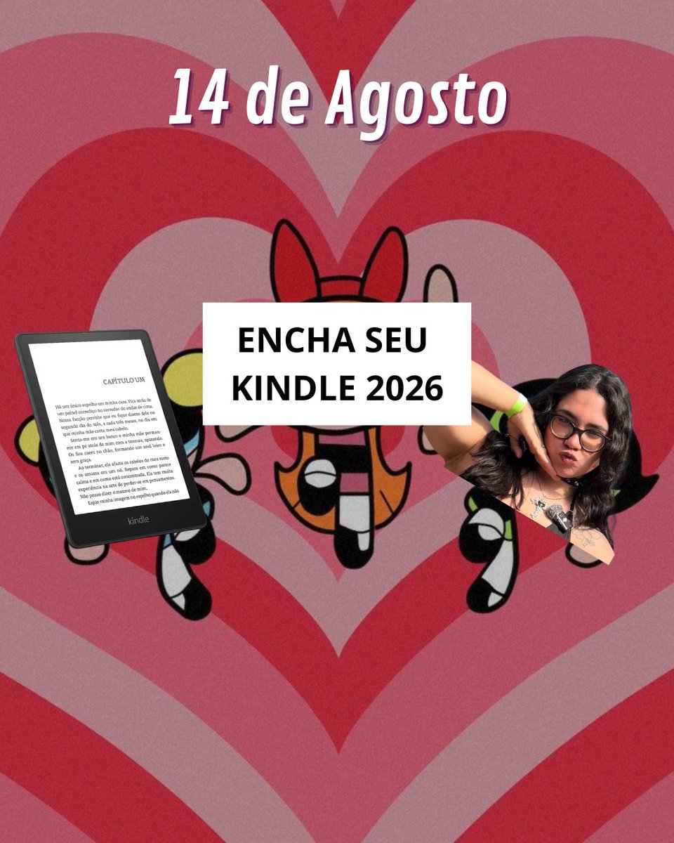 madatbooks's tweet photo. 🚨 VEM AÍ: ENCHA SEU KINDLE 2026! 📚✨

O Encha Seu Kindle 2026 já tem data marcada: 14 de agosto! 💙

📝 Autores interessados em participar já podem realizar a inscrição pelo formulário disponibilizado.

Para mais informações e atualizações sobre o evento @divulganacional https://t.co/fLX8HKTUB4