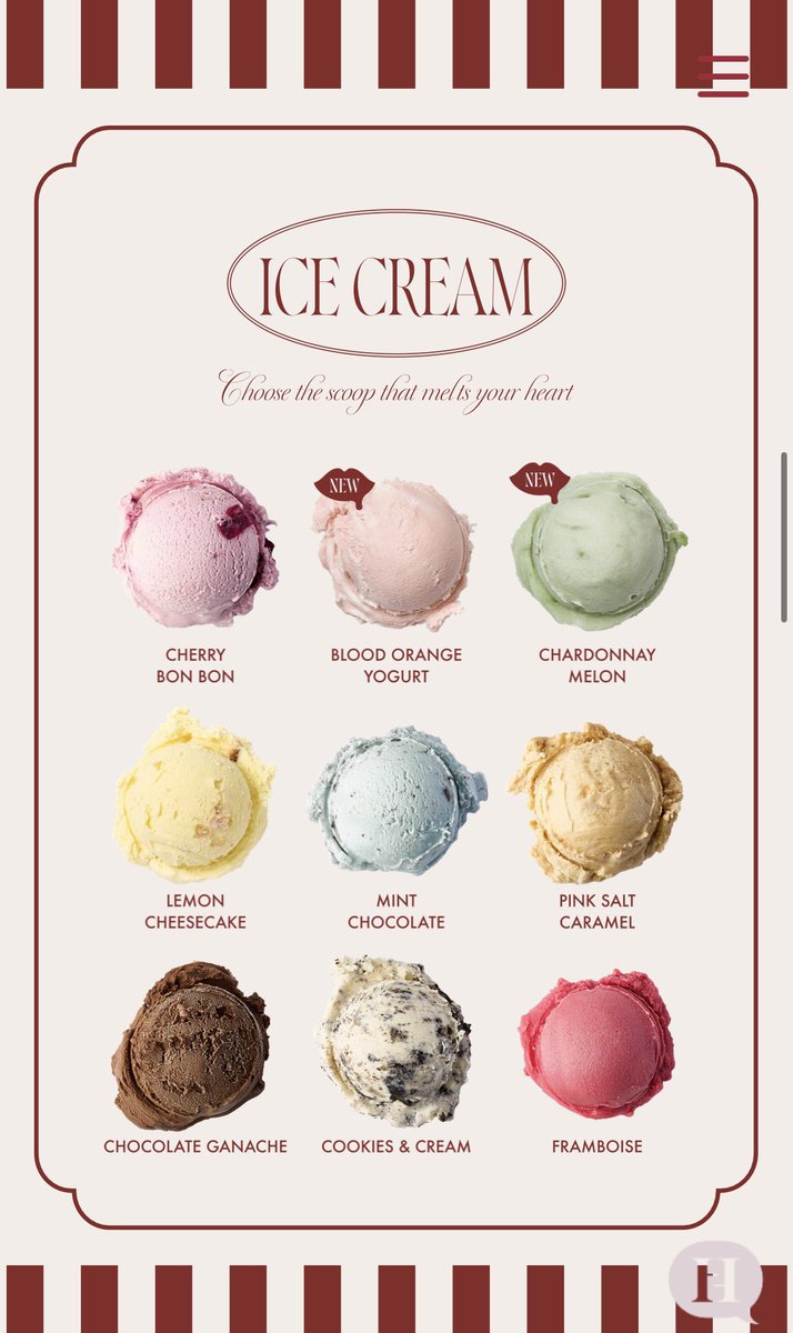nyansyng's tweet photo. 毎年楽しみにしてたイベントきてた〜🍨🍒

7/18(土)〜8/16(日)の期間限定でHer lip to Ice Creamがオープン🇫🇷🤍

どのフレーバーも美味しそうだけど、ブレットオレンジヨーグルトめっちゃ気になる...🍊🥣

今年は絶対にいきたい...！🪽

#herliptoicecream #herlipto https://t.co/Wa6KMAF3vQ