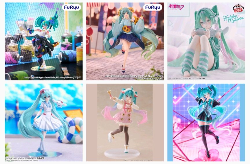 infomoja's tweet photo. ▶️2026年７月の注目プライズ

➡️初音ミクシリーズ

7/3　ムチュート ペイントガール
7/16　サマーフェス（初音ミク✕ラスカル）
7/22　Holiday Memories（rurudo）
7/24　XStellar（初音ミク✕シナモロール）
7/31　Wonderland オオカミと七匹の子ヤギ
7/31　T-most

#初音ミク https://t.co/MECU5y5iSX