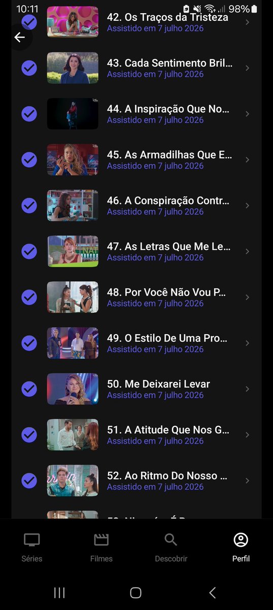 GiuliaFTrzaskos's tweet photo. Aff no suite tv vi q to com o tempo um pouco menos no tv time né e fui add as vzs reassistidas em uma serie, só q a partir do ep 45 não consigo clicar pra entrar no ep e marcar como reassistido 💔 https://t.co/uTvslYLHev