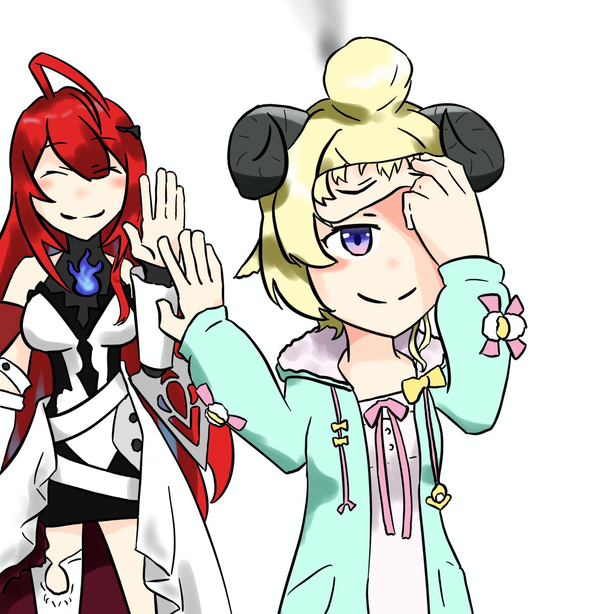 sbnplb's tweet photo. #つのまきあーと #BloodflameArt https://t.co/zY0VKpwe8n