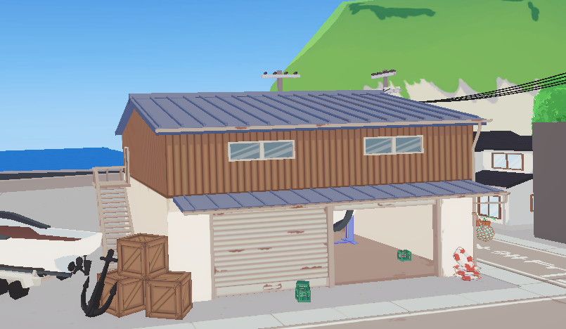 Jamtonyx's tweet photo. My indie game KAIJUxHUNT progress for the week! This week I:
- Harbor layout and texture tweaks
- New animations for our mechanic

#3d #indiegame #gamedev #devdiary #indiegamedev https://t.co/k9UGCQC5Fq