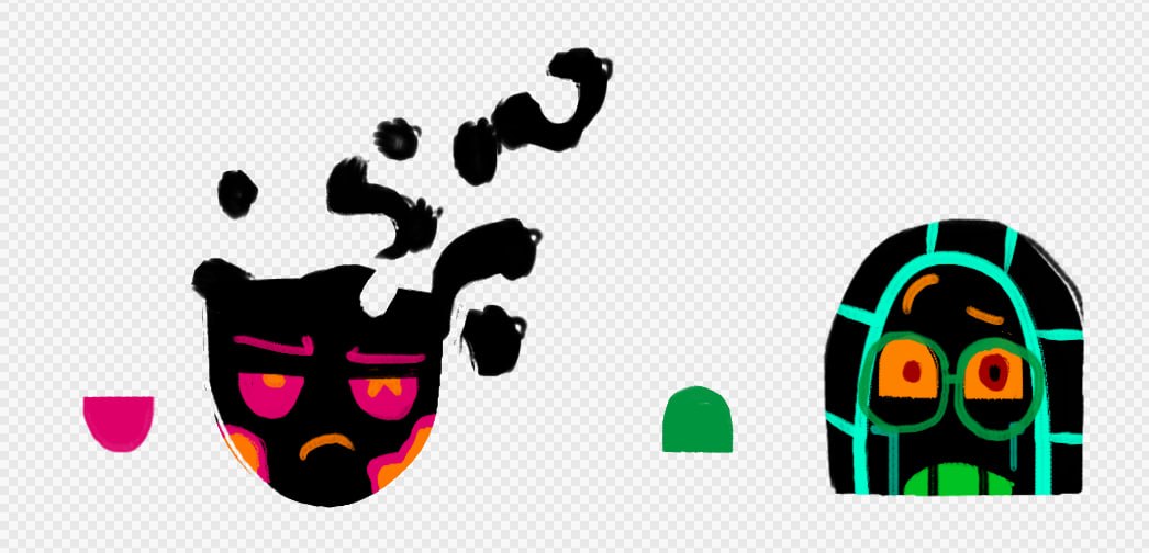 BoxFromSugar67's tweet photo. my shapes for these two if i will decide that i want to draw them some day https://t.co/POK19rzHpj