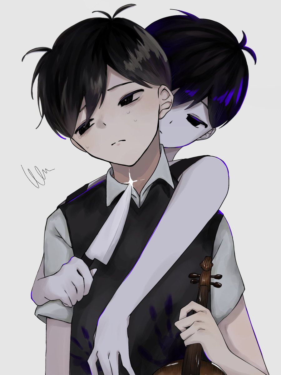 _mitanaru_'s tweet photo. #OMORIFANART https://t.co/c5gtqszWu1
