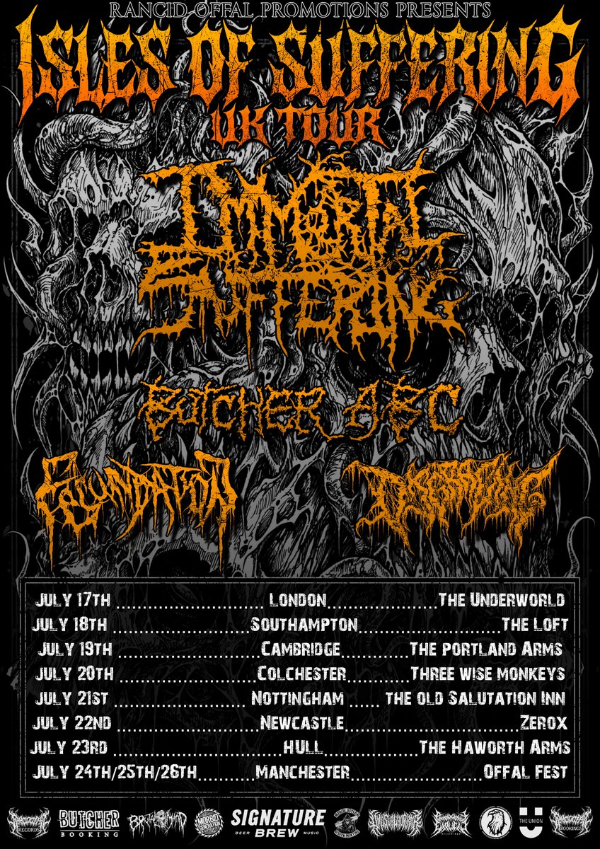 Butcher_ABC's tweet photo. 🇬🇧🇬🇧🇬🇧
in 2 weeks ahead
BUTCHER ABC first time in UK
Land of BLACK SABBATH, IRON MAIDEN, NAPALM DEATH, BOLT THROWER. 
so stoked 🔥
We bring limited tour TS with classic chainsaw artwork.
Grad it at shows. Cash or maybe cash 😅 ahhh, paypal ok 👍
See you in the pit!!

#butcherabc https://t.co/xRPxeDLe6H
