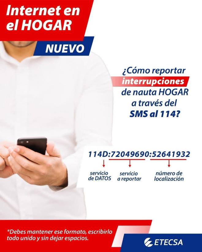 Nivia29369's tweet photo. Tienes problemas con tu servicio #NautaHogar, 👇aquí te enseñamos la mejor forma de reportar tu interrupción 👇
#EtecsaTeAcompaña ❤️
#EtecsaConCuba 🇨🇺 https://t.co/4r5qe2vGud