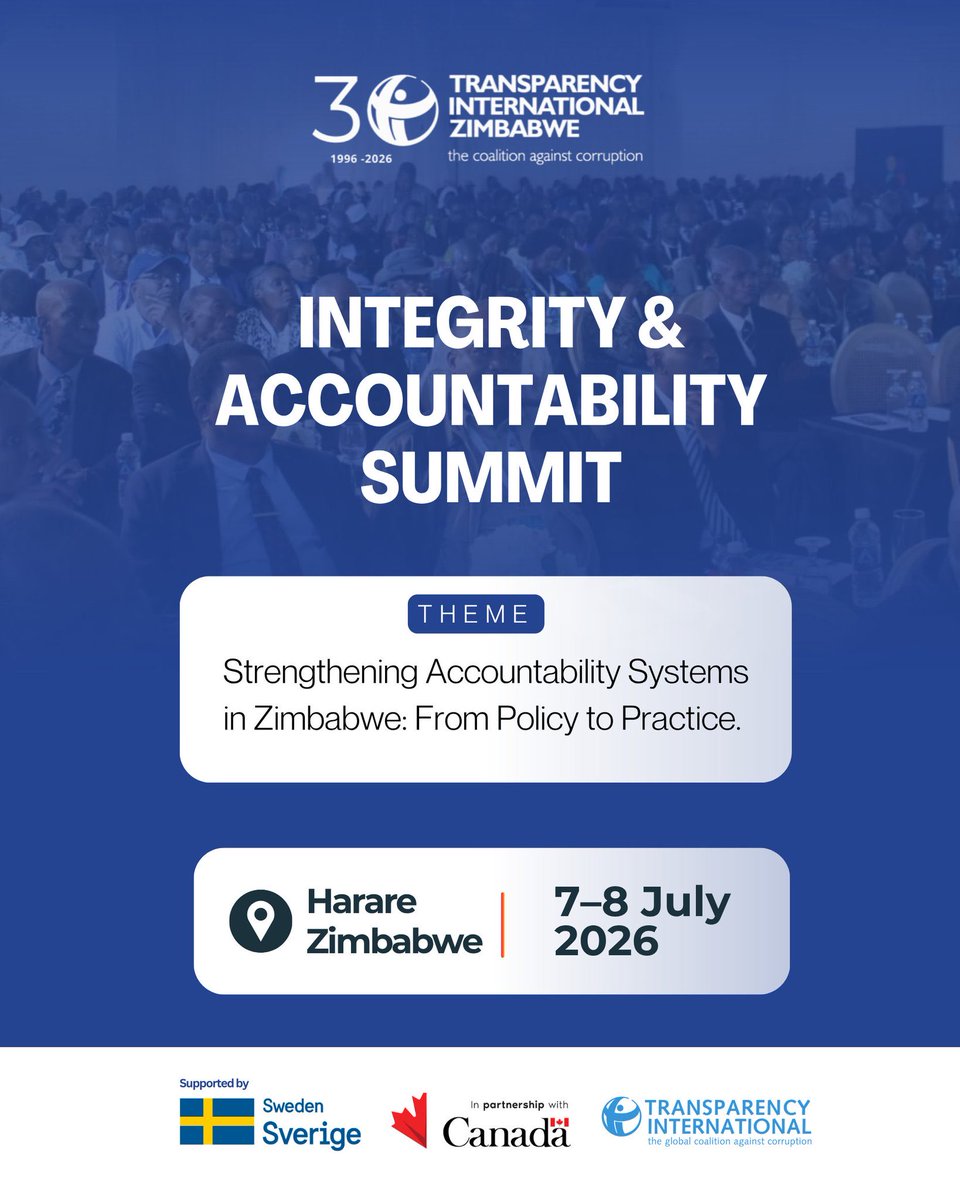 CanEmbZimbabwe's tweet photo. Canada is committed to supporting efforts that strengthen transparency, integrity & accountability in Zimbabwe. Through our partnership with @TIZim_info,we are working to promote inclusive service delivery,empower citizens & strengthen accountable institutions. #IntegritySummitZW https://t.co/4XG2RPqzJz