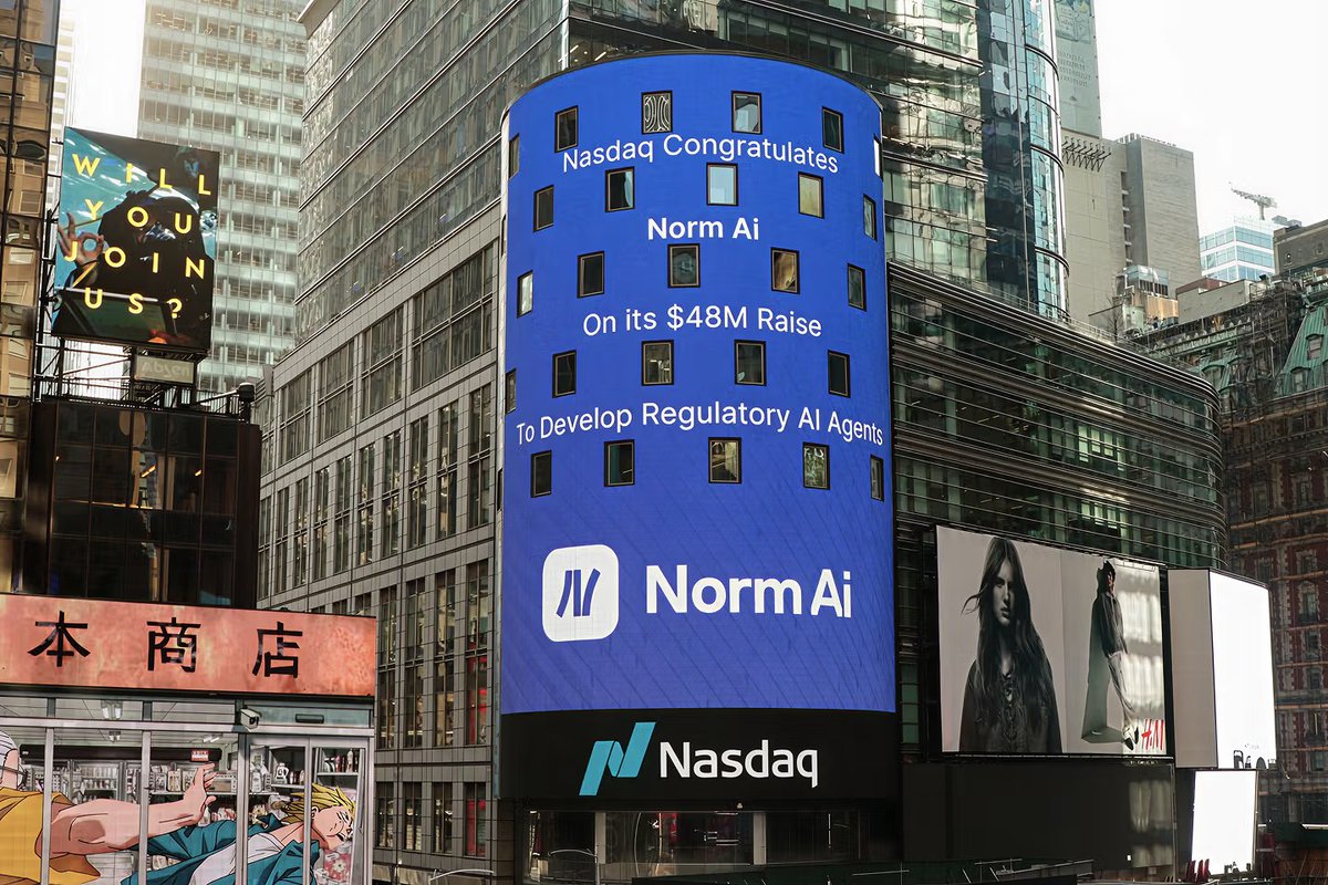 IPOGenie's tweet photo. @normativeai raised $120 million at a $1.2 billion valuation. 

Norm is building AI agents designed to monitor other AI systems in regulated industries, specifically systems that give investment or medical advice. 

As AI-driven financial tools scale, regulators have started asking who is responsible when AI advice causes harm. The SEC has already signaled that AI-generated investment recommendations face the same disclosure requirements as human ones. 

Norm's move into compliance monitoring for investment AI is not a product extension. It is a bet that the oversight layer becomes mandatory infrastructure before the decade ends.

The round was led by Khosla Ventures, with Blackstone, Bain Capital Ventures, and Coatue Management participating. Norm has now raised more than $260 million since being founded in 2023. Blackstone, which manages over $1 trillion in assets, is not a first-time participant. It anchored the previous round that launched Norm Law. Two rounds in from an institution that size is a signal about category conviction, not just company conviction.

The outcome-based billing model at Norm Law is the killer feature. 

Source: @business