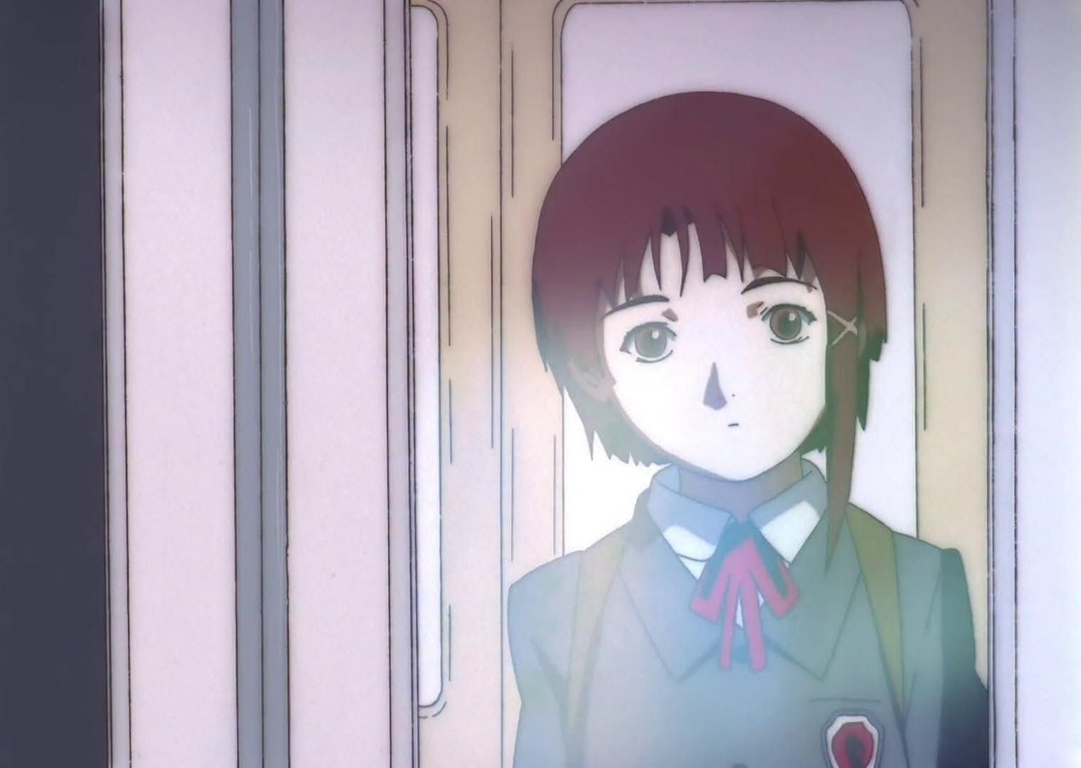 anime_'s tweet photo. 28 years ago today, ‘Serial Experiments Lain’ begins airing on TV Tokyo. https://t.co/wwjjgqUu8P