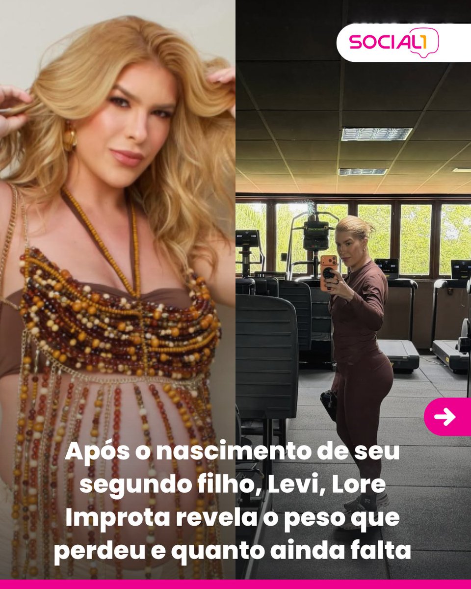 blogsocial1's tweet photo. Lore Improta revelou que já perdeu 12 dos 18 kg que ganhou na gravidez de Levi, seu segundo filho com Léo Santana.
📸 Reprodução/Instagram @/loreimprota
digital bp
#loreimprota #leosantana #posparto #maternidade https://t.co/Ys5iSd9asU