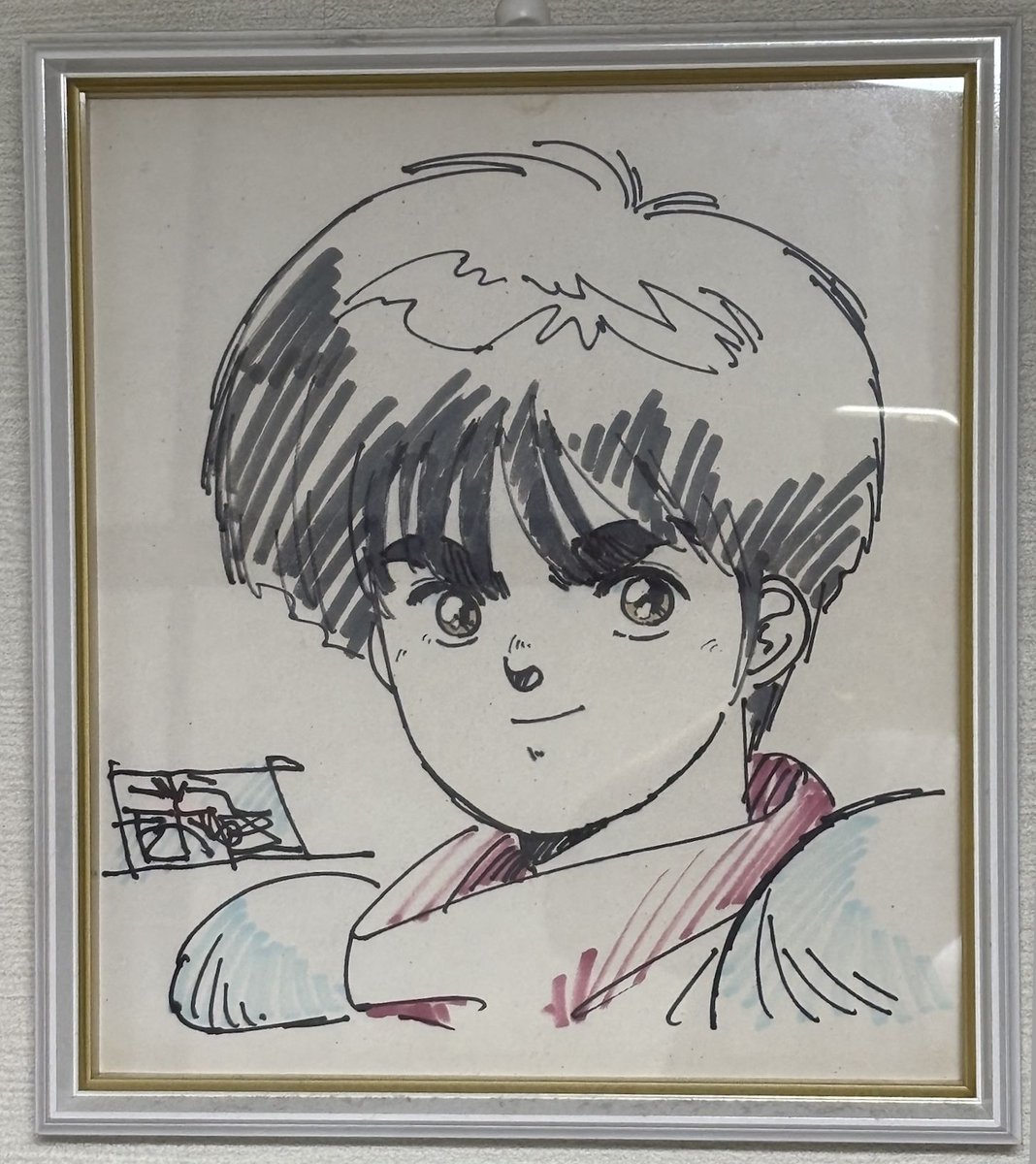 qualle_chan's tweet photo. 後藤隆幸さんの直筆JJイラスト色紙は家宝
#赤い光弾ジリオン https://t.co/v2mCExrf4w