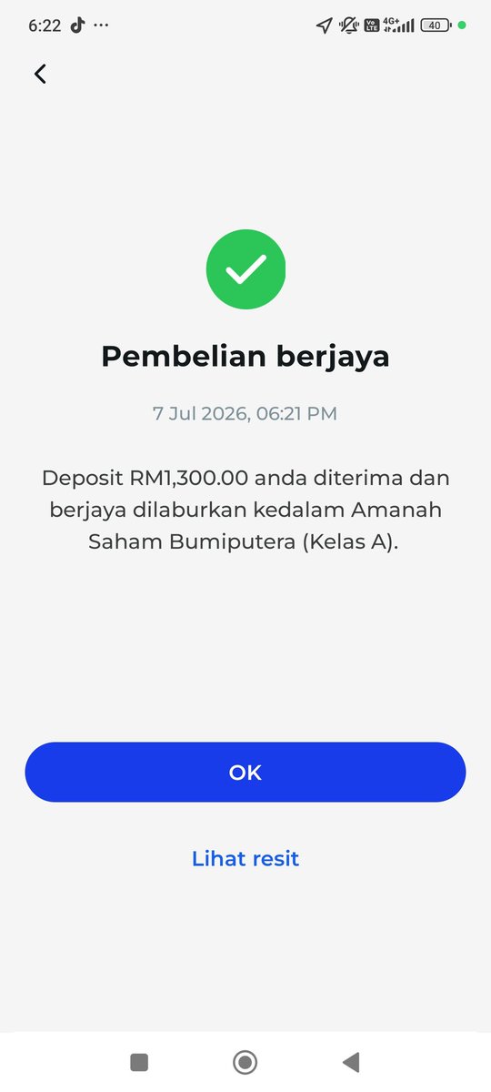 Bellanur24's tweet photo. Alhamdulillah. Dapat gaji je bayar komitmen penting dan terus simpan dalam ASB.. semoga terus consistent untuk simpan walaupun sikit. Anak anak muda yang baru start keje, jangan lupa saving at least 6 bulan gaji, baru korang enjoy okay! #asnb #asbdividen #dividenasb #tipssaving https://t.co/C30wDDMFQF