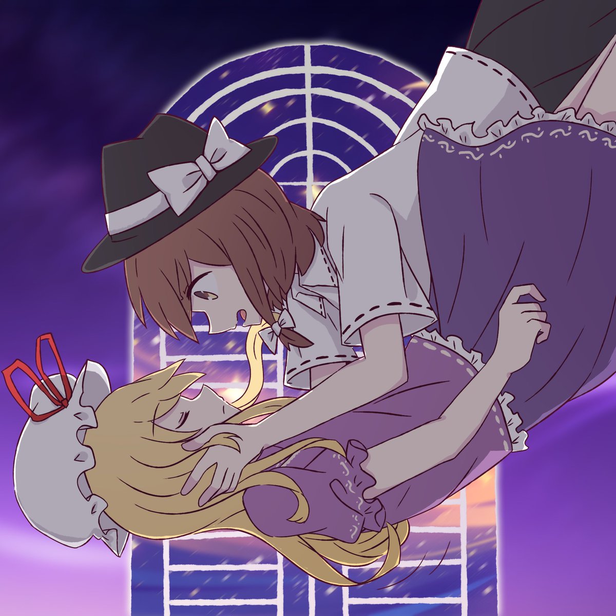 Maruhomu's tweet photo. 蓮メリ

「マエリベリー・ハーン！
　　いつまで異界発見を自分だけの特権だと思い込んでいるのよ！」 https://t.co/Fw536O3L1B