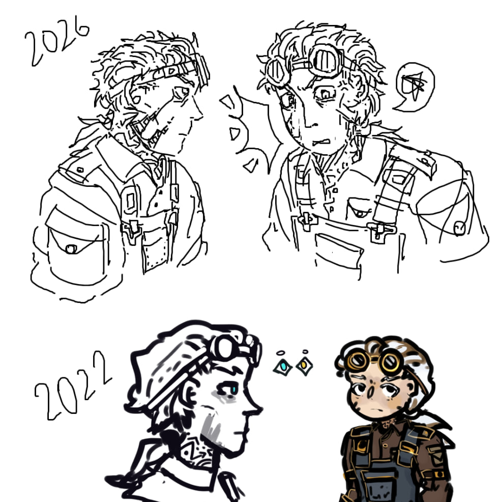 BoxFromSugar67's tweet photo. random cause i love redrawing my old cringey shit https://t.co/xUbg3IUngb