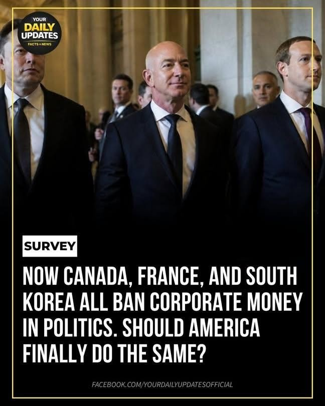 JamesTate121's tweet photo. Yes, and get rid of citizens united and keep corrupt billionaires out of our elections. This is our country. https://t.co/9J1JAsvXuq