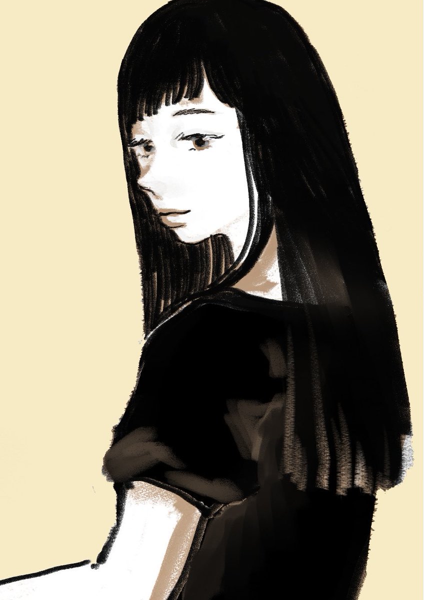 seihi0401's tweet photo. 黒髪
#illustration
#イラスト
#女の子 https://t.co/m1IpmjsWnw