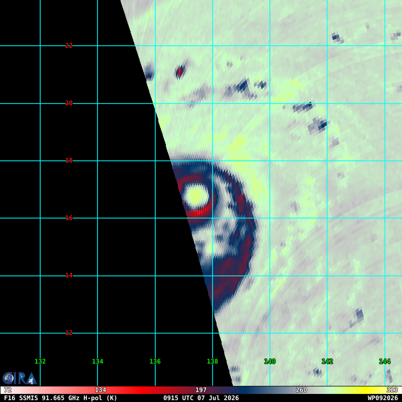 MattWestPacWX's tweet photo. Super Typhoon #Bavi (pre-#IndayPH) has regained super typhoon status on the Joint Typhoon Warning Center (JTWC) scale after completing an eyewall replacement cycle (ERC) earlier today. ⚠️

Meanwhile, the Japan Meteorological Agency (JMA) reports that the gale-force wind diameter of STY Bavi has reached 1,300 kilometers, making it the largest tropical cyclone in the Western Pacific (WPAC) basin so far this year, surpassing STY #Sinlaku.

JMA (JP): 100 kts (~185 km/h) [10-min] {Very strong}
PAGASA (PH): 100 kts (~185 km/h) [10-min] {Super typhoon}
JTWC (US): 130 kts (~240 km/h) [1-min] {Category 4}

The latest forecast track from JMA shows a westward motion over the next 24 hours before the system turns sharply northwestward as the subtropical ridge to its northeast becomes the primary steering mechanism.

Beginning late tomorrow, July 8, increasing wind shear is expected to gradually weaken the system as it approaches Taiwan and the Ryukyu Islands.

Meanwhile, based on satellite imagery, the extension or trough of STY Bavi, associated with the Southwest Monsoon (#HabagatPH) appears to be reaching Eastern Visayas and Catanduanes.

📷: Himawari-9 via Dapiya, RAMMB-CIRA, JMA via WNP, F16 SSMIS via CIMSS