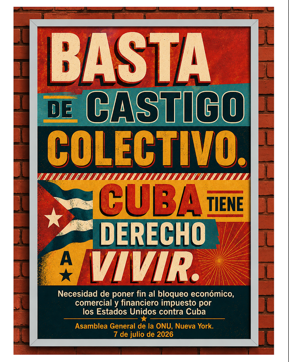 a_almacenes's tweet photo. 📢 Cuba no denuncia un bloqueo. Denuncia un crimen de lesa humanidad.

🚫 La ONU lo sabe. El mundo lo sabe. ¿Hasta cuándo el silencio?

🕯️ Cuba vive. El bloqueo mata. https://t.co/3zLpy6PcBb