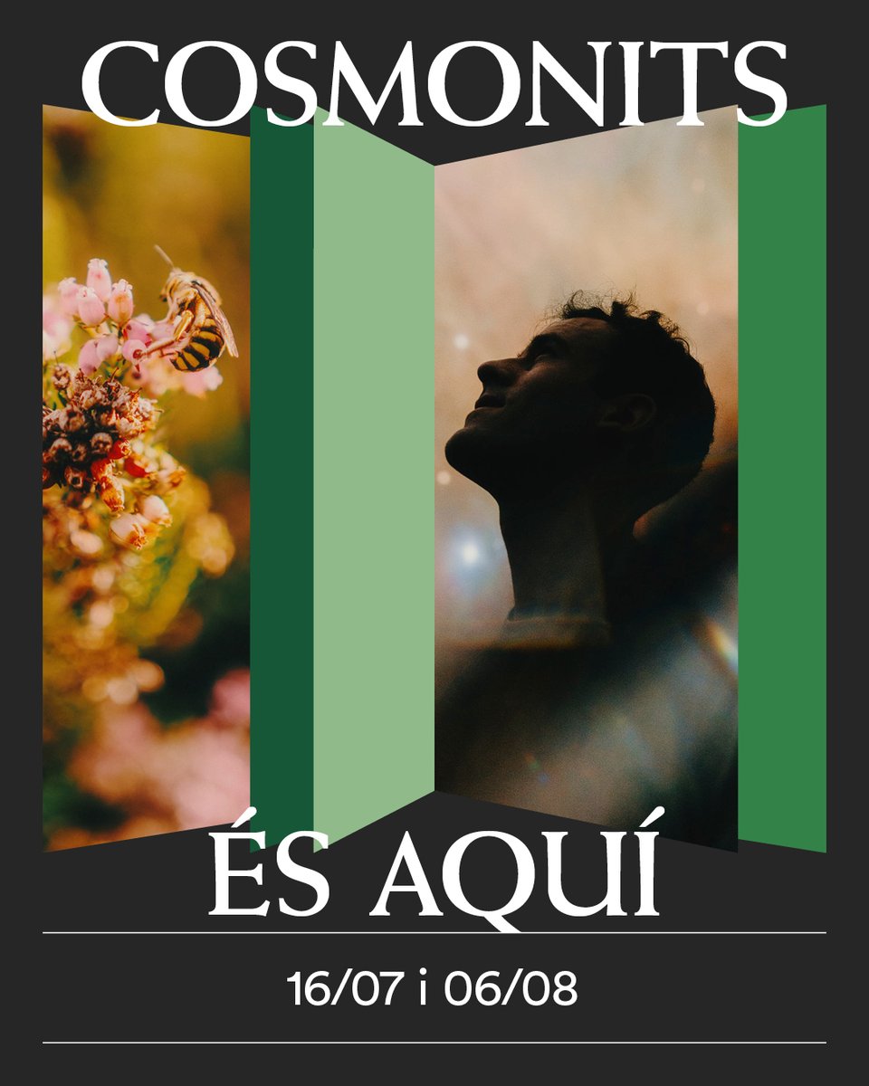 CosmoCaixa_CAT's tweet photo. Aquest estiu, la biodiversitat pren el protagonisme a les #CosmoNits!
📅 T’esperem els dies 16 de juliol i 6 d’agost, en una edició especial de tarda-vespre per viure la ciència d’una manera diferent.

T’hi apuntes? https://t.co/CN6BG7NYve https://t.co/Q8juum8XnH