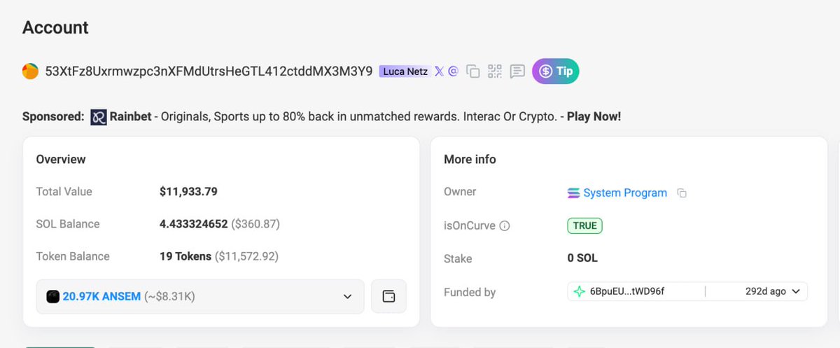 GTAutoSol's tweet photo. so @lucanetz the founder of pudgy penguins stealth deployed an ai project

frontrunner pro doxes his wallet as:

53XtFz8Uxrmwzpc3nXFMdUtrsHeGTL412ctddMX3M3Y9

which was funded by 6BpuEUzT414CQh4JWdgCzEWJ4zAdCtveJGF7eGtWD96f

this wallet which stealth deployed an ai project WITH AN X ACCOUNT

https://t.co/ovO9vrNkwx

pudgy penguins hit billions 

ca: 6BpuEUzT414CQh4JWdgCzEWJ4zAdCtveJGF7eGtWD96f