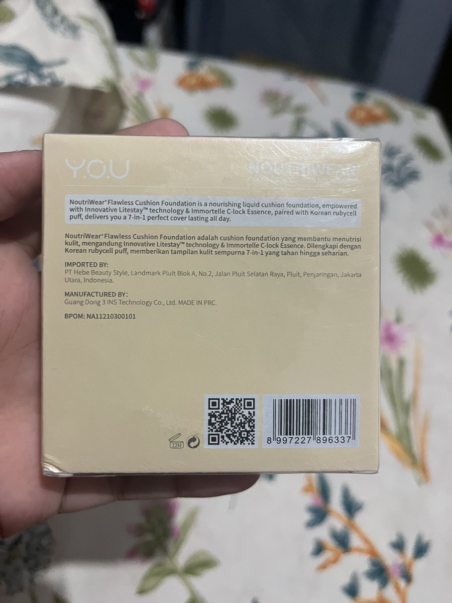 orangariq's tweet photo. JUAL NEW noutriwear flawless cushion foundation Y.O.U you all day shade pink nude perfect cover

💸 30k 

NEW MASIH SEGEL
exp 24/07/2026
penggunaan masih aman sampai 1 tahun kedepan karena ada PAO (period after opening) masih tersegel jadi aman ya
shade pink nude
bisa 🍊 freeong https://t.co/JypHSOdJPZ