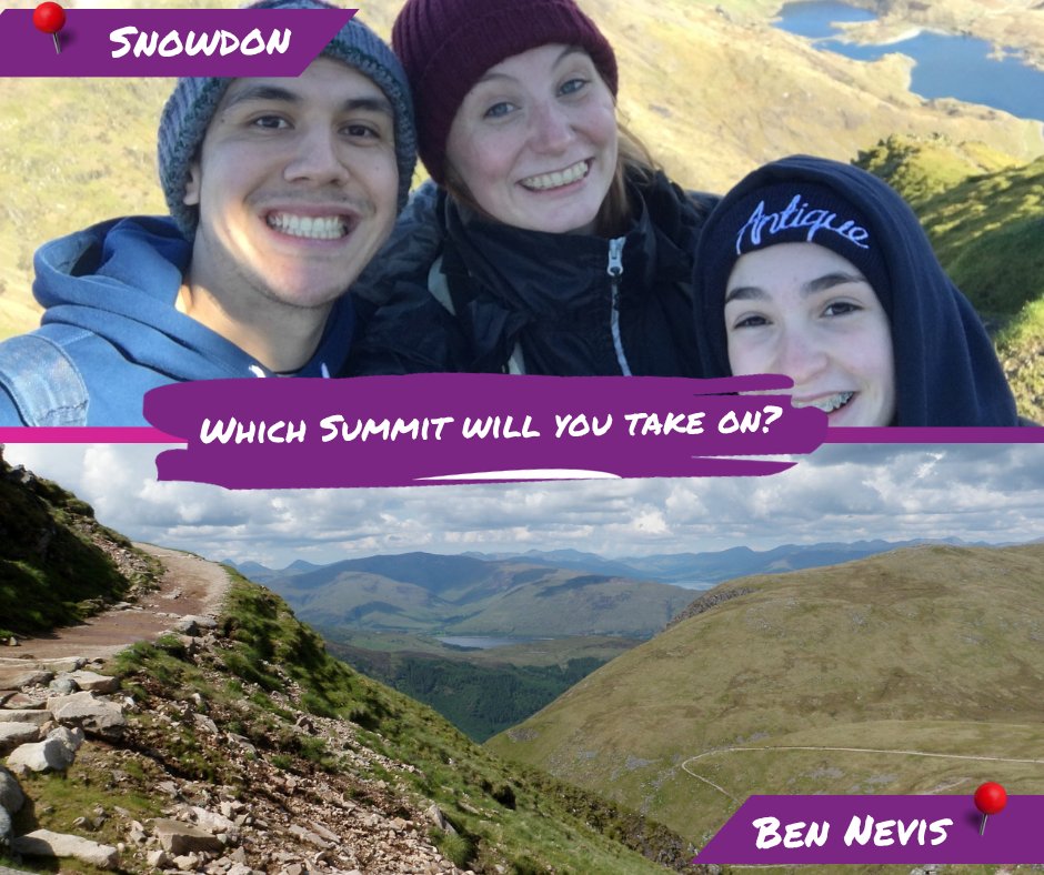 OfficialPCA's tweet photo. 🏔️ Two iconic mountains. One life-changing cause. 💜
Take on #BenNevis or #Snowdon and help raise vital funds to support earlier diagnosis of #pancreaticcancer. Every step helps save lives.

⛰️ Ben Nevis: https://t.co/FBB2Fn62gM
🏔️ Snowdon: https://t.co/XuUMkh6z6a https://t.co/O8WQq9K1jZ