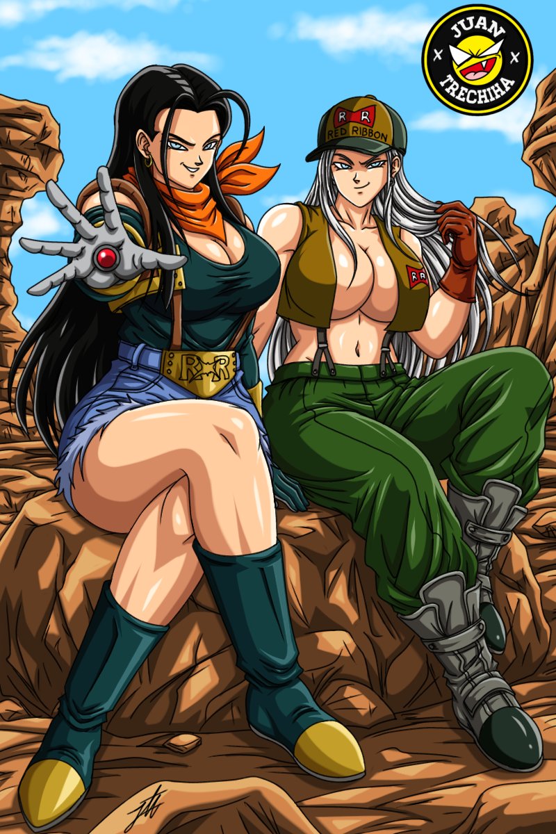 JuanTrechiha's tweet photo. Super 17 &amp; Androide 13 versión waifus 🫶

#juantrechiha #super17 #android13 #dragonballz #dragonballgt #genderbend #waifuversion #evilgirls #redribbonarmy https://t.co/e6ZAmwFmm2