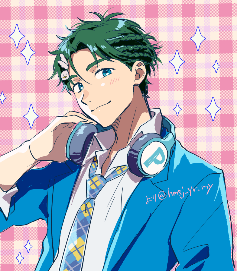 hmsj_yr_my's tweet photo. ミナトくん🩵🩵🩵
サイド編み込み似合うね🩵🩵🩵 https://t.co/loQkukLV5h
