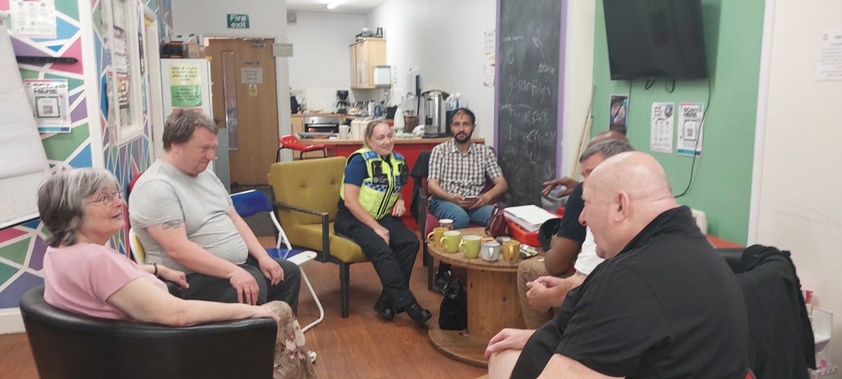 HodgeHillWMP's tweet photo. Hodge Hill officers have attended a coffee morning today. 
Spoke with local residents and addressed any concerns that was brought to our attention. https://t.co/A31UtI910y