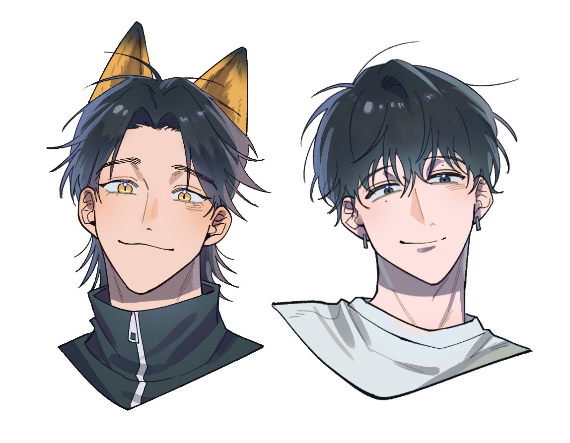 2riryuk's tweet photo. 표정 연습한다고 그린건데 누구세요 됨  
늬기신데요 둘다 https://t.co/pi9kD3P8Nv