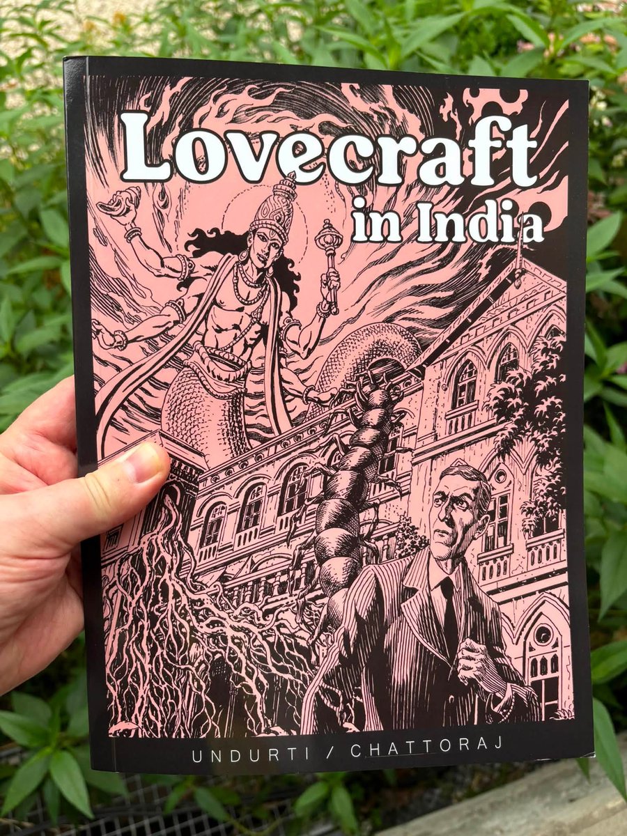 zealotofBW's tweet photo. Jai Undurti氏というインドのフリーランスジャーナリストがHarsho氏というアーティストと共同で”LOVECRAFT IN INDIA”というグラフィックノベルを製作しているらしい。
https://t.co/Cgr2kxwYw7
絵のタッチは諸星大二郎氏を彷彿とさせる。 https://t.co/XJRZ5NmH3W