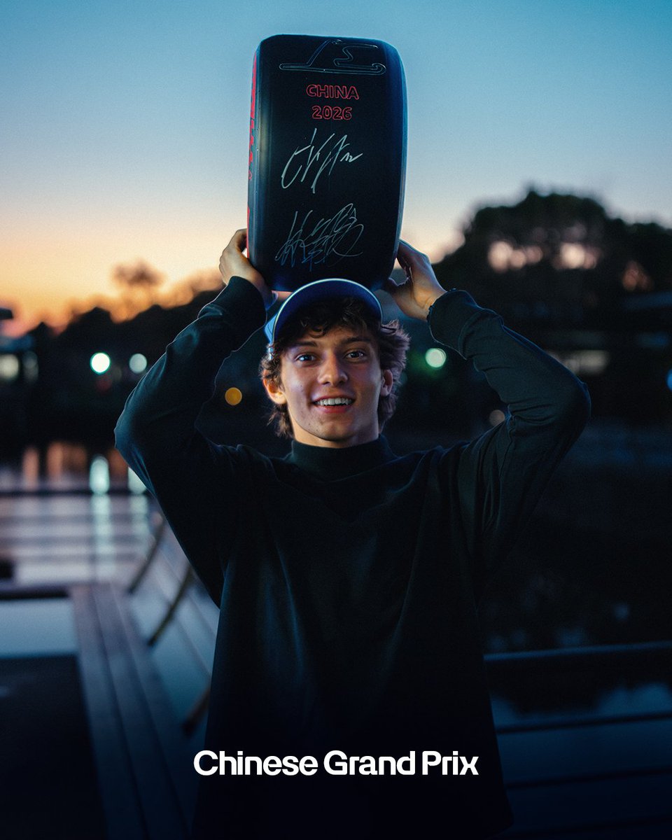 MercedesAMGF1's tweet photo. Kimi Antonelli, now the youngest pole sitter at five Grand Prix tracks 🏎️ https://t.co/ZY5fDmbjpJ