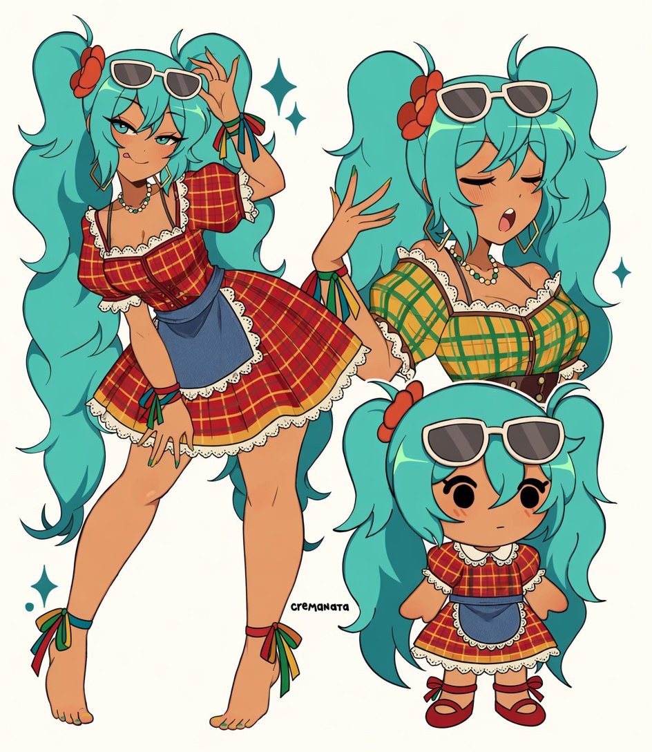 shinobu67x's tweet photo. Na minha opinião se fôssemos reformular a miku brasileira pra ter uma representação digna e fiel a cultura do nosso país sem ir pra alguma versão regionalista que seja ela com roupa de São João. 

Essa festa se comemora em todo o Brasil e é parte da identidade geral desse país. https://t.co/D3TcbZeriI