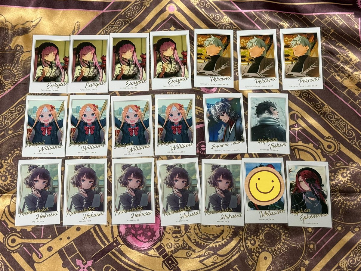 tententa12's tweet photo. 【交換/譲渡】 FGO 新聞 Fate OVER THE SAME SKY OTSS ポートレート

譲:画像

求:ダンテ
>>アルキャス 定価+送料

ダンテとの交換最優先。
2枚目譲渡は5枚目から3点以上、
3枚目譲渡は5枚目から同数以上または4枚目から2点以上お迎えをお願いいたします。 https://t.co/sfsjyswFuC
