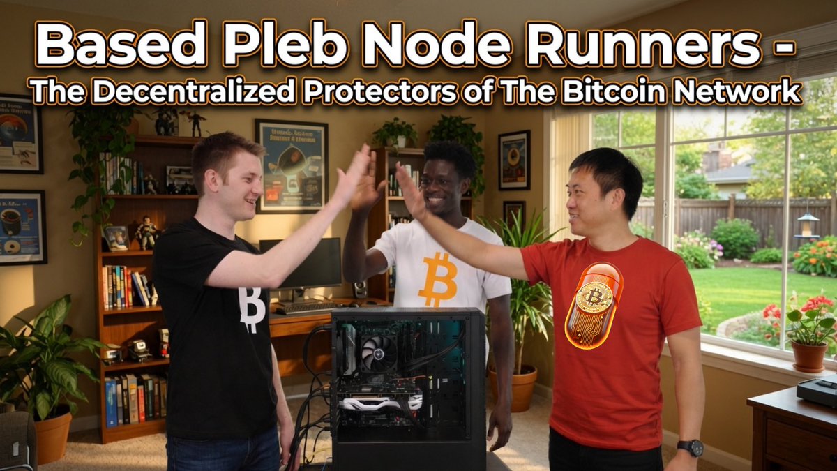 CypherpunkSATS's tweet photo. Will BIP-110 work? 

Here's why we Pleb nodes need to run it and find out ...

The Plebs running nodes ARE the  only decentralized aspect of Bitcoin left at this point. If BIP-110 fails then Bitcoin has a bigger problem than spam because it will prove to governments.etc that Bitcoin is centralized and can be controlled via a handful of large centralized entities that "own Bitcoin."  

Independent Nodes offer the centralized entities (like Bitcoin Core and the corporate Bitcoin Mining Companies) very real "plausible deniability" over the "ownership" control of Bitcoin when the government comes knocking on their doors with government/central banking demands - whatever those may be 🧐🤨

Therefore, BIP-110 implementation is crucial for this stage of Bitcoin's evolution.

Also, BIP-110 has a built in reversion mechanism after twelve (12) months- so it is a TEMPORARY soft fork - allowing us  ALL (both camps) to see what breaks in real time and if it can be fixed.  If not, and your camp is correct, then we Revert. No harm, no foul.

Meaning - there is literally no reason NOT to run BIP-110 and find out 🤨

If BIP-110 soft-fork succeeds, then everything else (NFTs, etc) can be built on Layer Two technology -  No harm, no foul - and everyone is happy 😊 

In conclusion, BIP-110 is literally a Win-Win! 🙌🏽😃⚡️

Let's Go #PlebNodes !!!!! ✊🤩