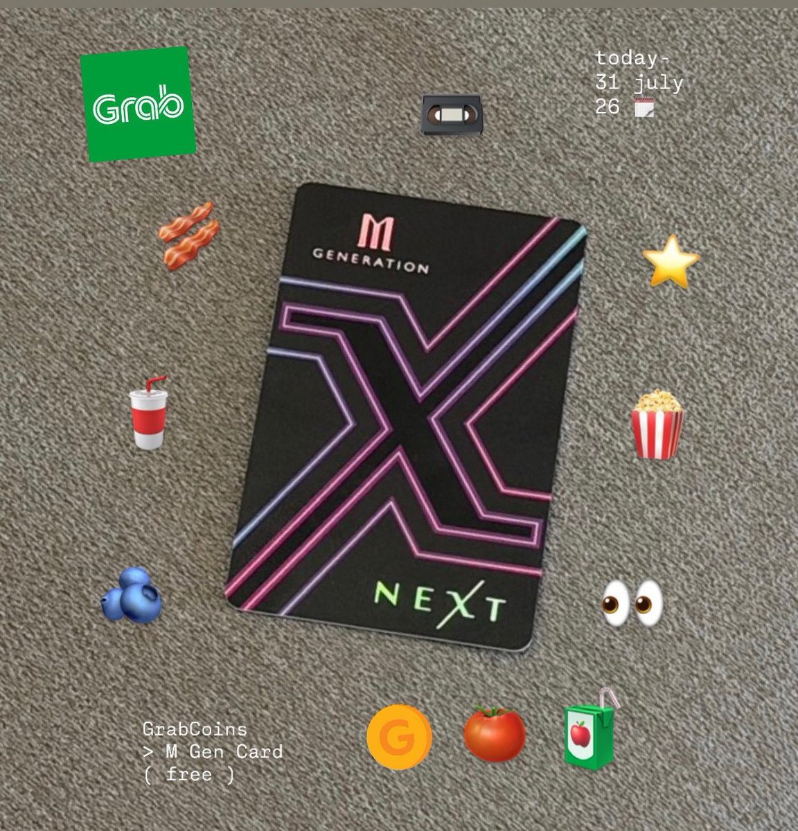 itfeelstory's tweet photo. ไอเลิ้บ GrabCoins😭⭐️ ล่าสุดเอาไปแลกบัตร M Gen Next แบบฟรีๆ มูลค่า 100 บาท ใช้แค่คอยน์ไม่เสียสักบาท ฟินน ใครไม่รู้ลองกดเข้าไปดู มีแลกดูหนังซีรี่ส์ฟรีหรือเอาไปลดซูชิโระ โมโม่ก็ได้ https://t.co/cHjhbKhcAK
